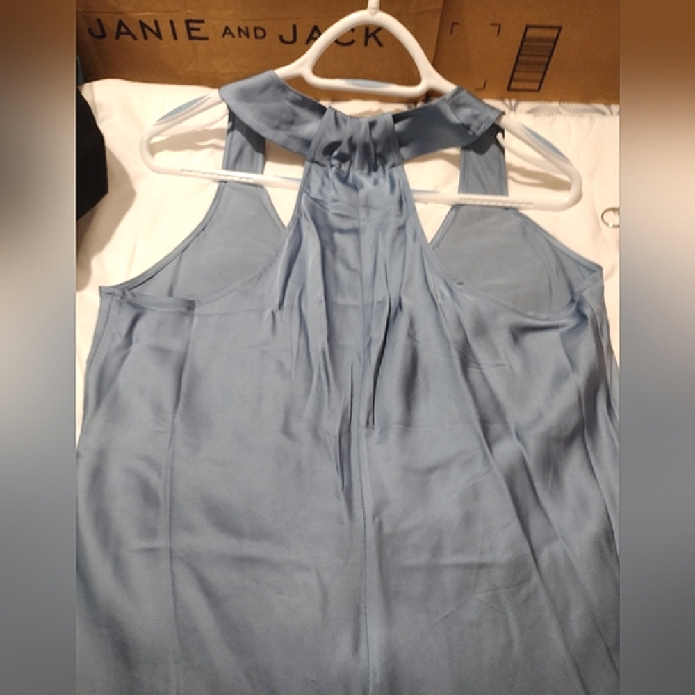 NWT🔥$335 Chloe Kristyn's Sleek "New Blue" Nina Sleeveless Dress 🤩 Sz Sm - Picture 6 of 13